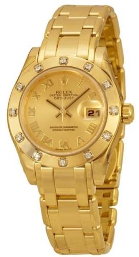 Rolex Naisten kello 80318-0060 Pearlmaster 29 Samppanja/18K