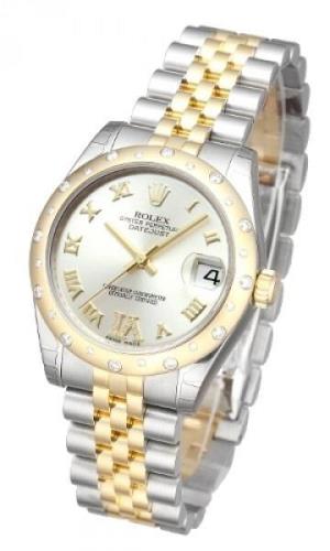 Rolex Naisten kello 178343-0012 Datejust Lady Hopea/Teräs Ø31 mm