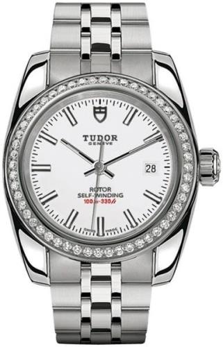 Tudor Naisten kello 22020-0010 Classic Date Valkoinen/Teräs Ø28 mm