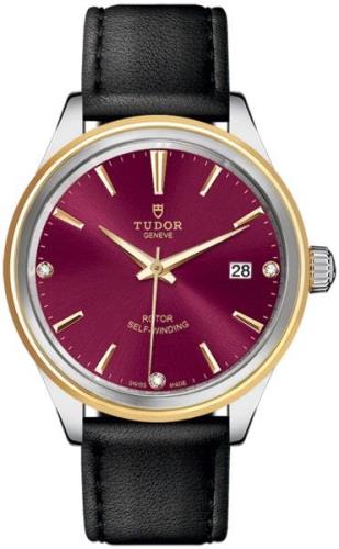 Tudor 12503-0016 Style Punainen/Nahka Ø38 mm