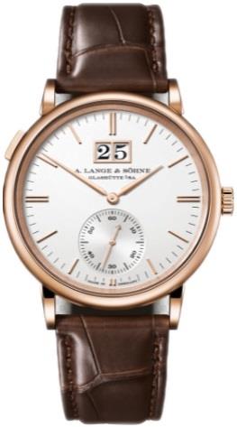 A. Lange & Söhne Miesten kello 381.043 Saxonia Hopea/Nahka