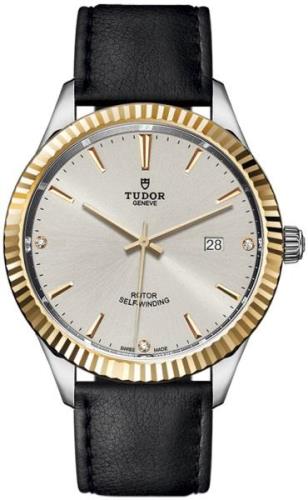 Tudor Miesten kello 12713-0021 Style Hopea/Nahka Ø41 mm