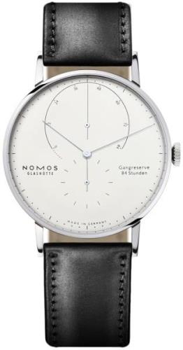 Nomos Glashütte Miesten kello N-931 Lambda Valkoinen/Nahka Ø42 mm