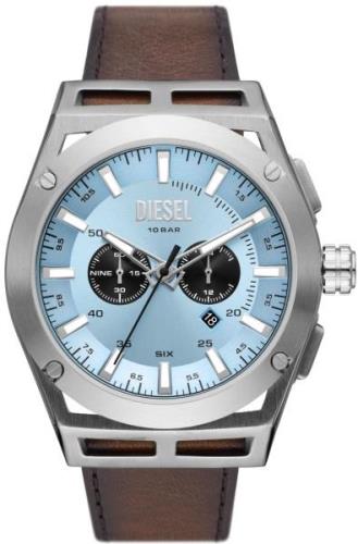 Diesel Miesten kello DZ4611 Timeframe Sininen/Nahka Ø48 mm