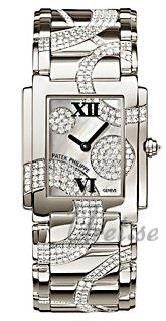 Patek Philippe Naisten kello 4910/49G/001 Twenty~4 Timanteilla/18K