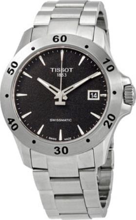 Tissot Miesten kello T106.407.11.051.00 V8 Musta/Teräs Ø42.5 mm