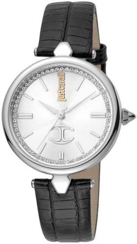 Just Cavalli Naisten kello JC1L156L0015 Hopea/Nahka Ø34 mm