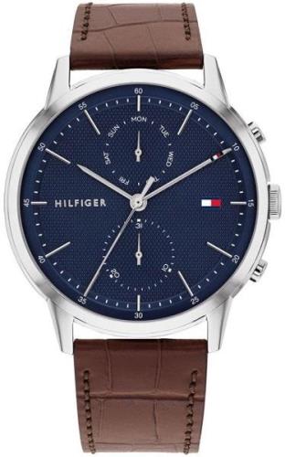 Tommy Hilfiger Miesten kello 1710436 Dressed Up Sininen/Nahka Ø43 mm