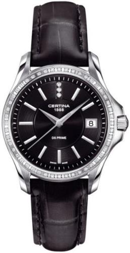 Certina Naisten kello C004.210.66.056.00 DS Prime Musta/Nahka Ø32 mm