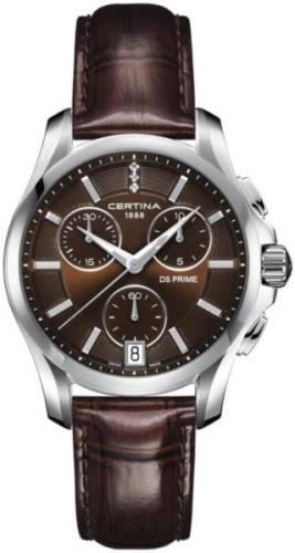 Certina Naisten kello C004.217.16.296.00 DS Prime Ruskea/Nahka Ø39 mm