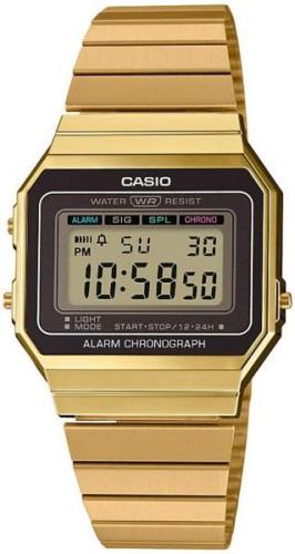 Casio Miesten kello A700WEG-9AEF Collection LCD/Kullansävytetty