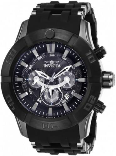 Invicta Miesten kello 26749 Musta/Kumi Ø50 mm