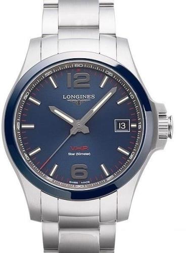 Longines Miesten kello L3.719.4.96.6 Conquest V.H.P. Sininen/Teräs