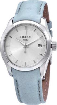 Tissot Naisten kello T035.210.16.031.02 Couturier Hopea/Nahka Ø32 mm