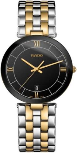 Rado Miesten kello R48867173 Florence Musta/Kullansävytetty teräs