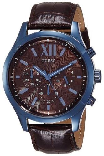 Guess Miesten kello W0789G2 Ruskea/Nahka Ø46 mm