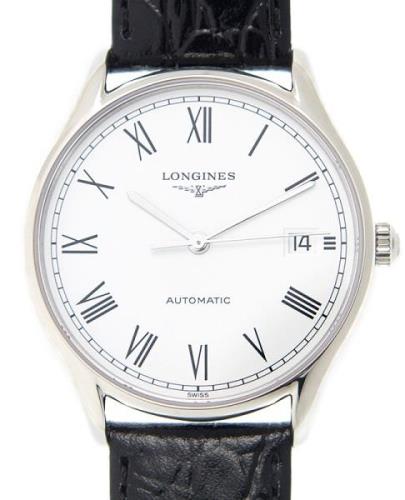 Longines Miesten kello L4.860.4.11.2 Lyre Valkoinen/Nahka Ø35 mm