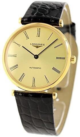 Longines Miesten kello L4.908.2.31.2 Grande Classique Kullattu/Nahka