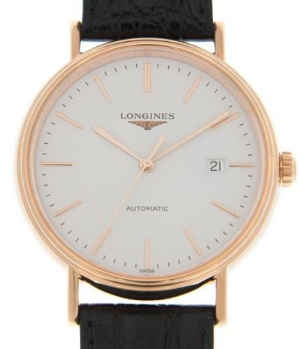 Longines Miesten kello L4.922.1.12.2 Presence Valkoinen/Nahka Ø40 mm