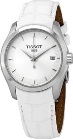 Tissot Naisten kello T035.210.16.031.00 Couturier Hopea/Nahka Ø32 mm