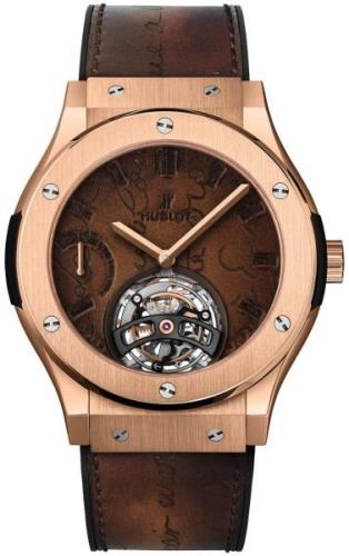 Hublot Miesten kello 505.OX.0500.VR.BER17 Classic Fusion Ruskea/Kumi