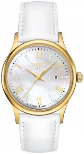 Tissot Naisten kello T914.210.46.116.01 T-Gold Valkoinen/Nahka Ø30 mm