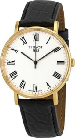 Tissot Miesten kello T109.410.36.033.00 Everytime Valkoinen/Nahka