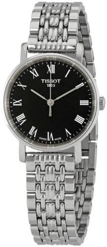 Tissot Naisten kello T109.210.11.053.00 Everytime Musta/Teräs Ø30 mm