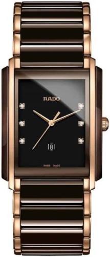 Rado Naisten kello R20219722 Integral Musta/Punakultasävyinen