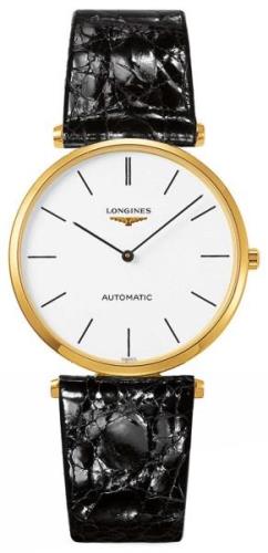 Longines Miesten kello L4.908.2.12.2 Grande Classique Valkoinen/Nahka