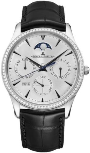 Jaeger LeCoultre Miesten kello 130350 Master Ultra Thin Hopea/Nahka