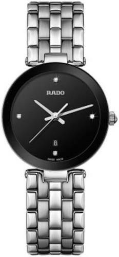 Rado Naisten kello R48908713 Florence Musta/Teräs Ø28 mm