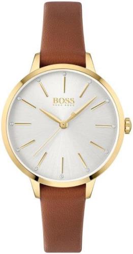 Hugo Boss Naisten kello 1502610 Symphony Hopea/Nahka Ø38 mm