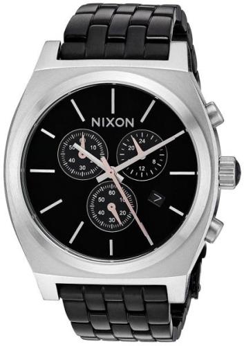 Nixon Miesten kello A9722541-00 The Time Teller Musta/Teräs