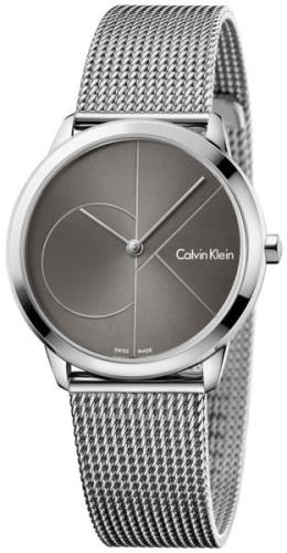 Calvin Klein Naisten kello K3M22123 Minimal Harmaa/Teräs Ø35 mm