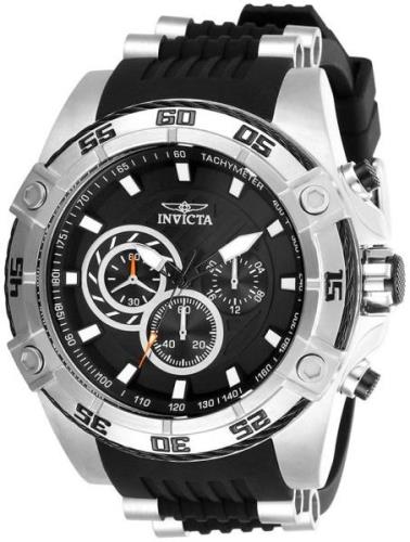 Invicta Miesten kello 28227 Speedway Musta/Teräs Ø52 mm