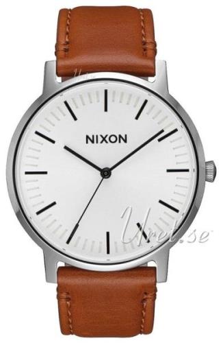 Nixon Miesten kello A10582442-00 Valkoinen/Nahka Ø40 mm