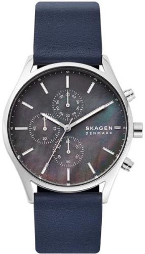 Skagen Miesten kello SKW6653 Holst Monivärinen/Nahka Ø42 mm