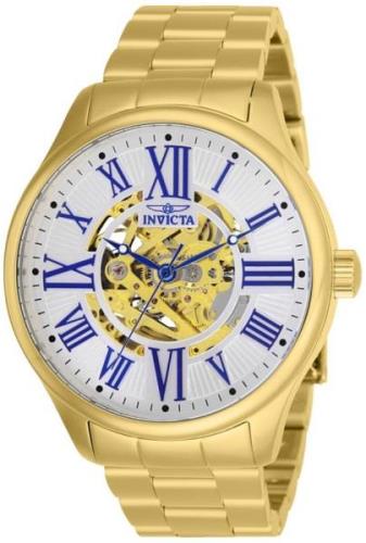 Invicta Miesten kello 27556 Hopea/Kullansävytetty teräs Ø45 mm