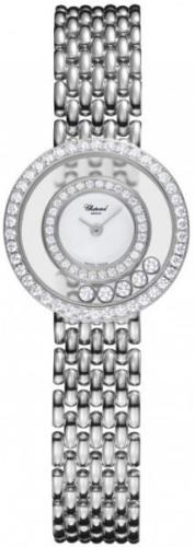 Chopard Naisten kello 205691-1001 Happy Diamonds Valkoinen/18K