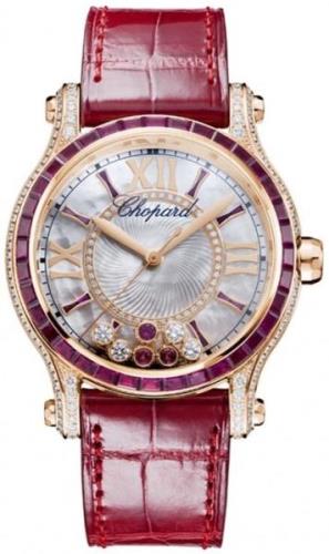 Chopard Naisten kello 274891-5004 Happy Sport Nahka Ø36 mm