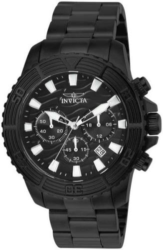 Invicta Miesten kello 24005 Pro Diver Musta/Teräs Ø45.5 mm