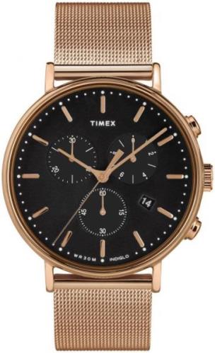 Timex TW2T37100 Musta/Punakultasävyinen Ø41 mm