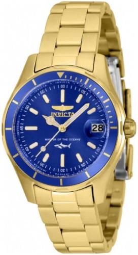 Invicta Naisten kello 35603 Pro Diver Sininen/Kullansävytetty teräs