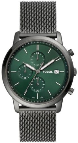 Fossil Miesten kello FS5908 Neutra Vihreä/Teräs Ø42 mm