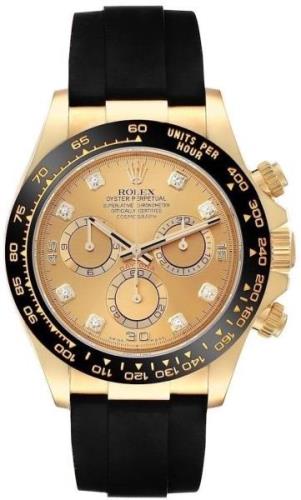 Rolex Miesten kello 116518LN-0044 Cosmograph Daytona Samppanja/Kumi