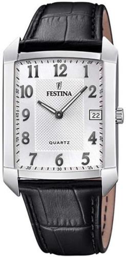 Festina Miesten kello F20464-1 Classic Hopea/Nahka