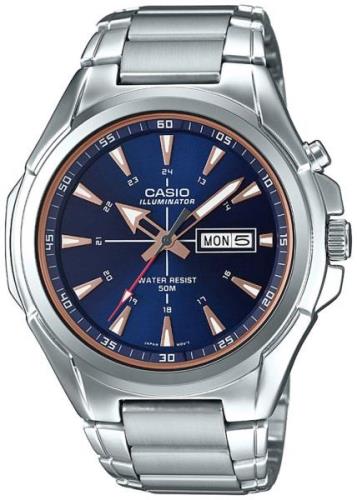 Casio Miesten kello MTP-E200D-2A2 Sininen/Teräs Ø46.8 mm