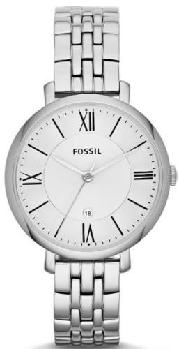 Fossil Naisten kello ES3433 Dress Valkoinen/Teräs Ø36 mm