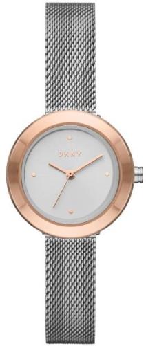 DKNY Naisten kello NY2975 Sasha Valkoinen/Teräs Ø29 mm